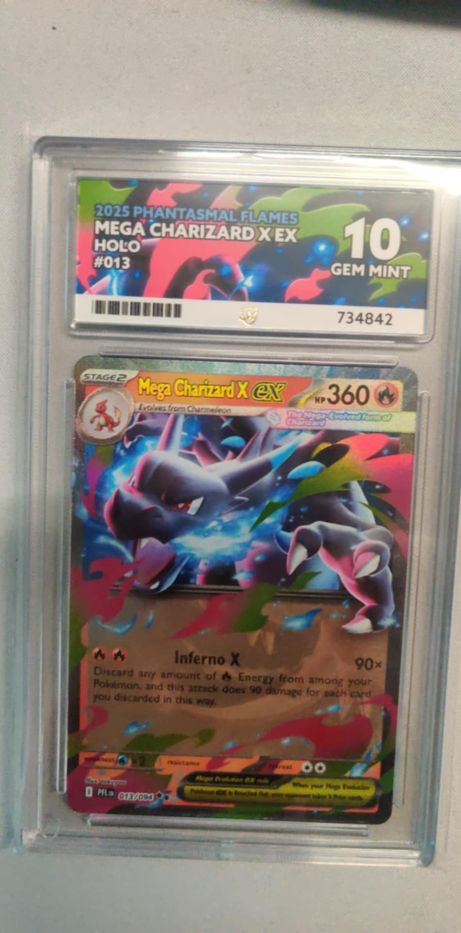 Mega Charizard X ex 013 MEPF English ACE-10