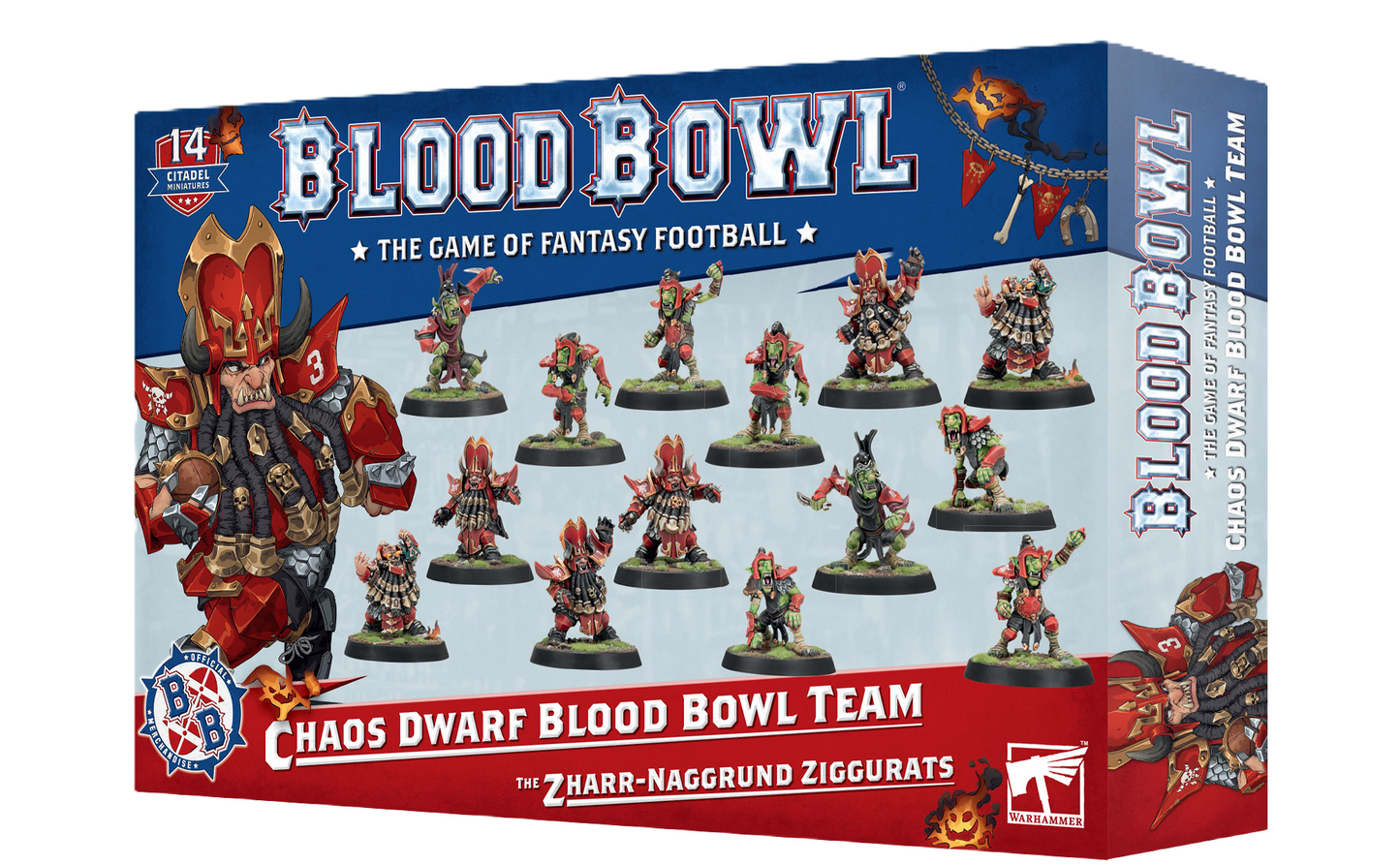 BLOOD BOWL: CHAOS DWARF TEAM