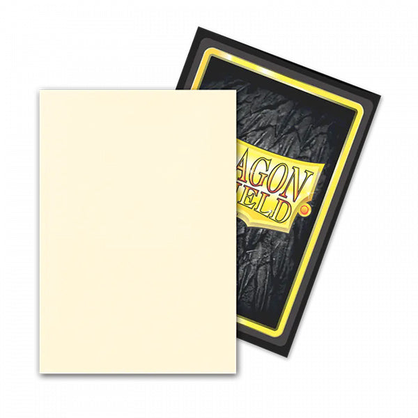 Dragon Shield - Dual Matte Japanese Size Sleeves 60pk - Valor Cream