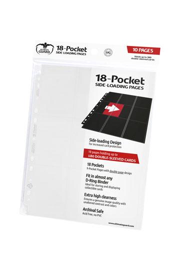 Ultimate Guard 18-Pocket Pages Side-Loading White (10)