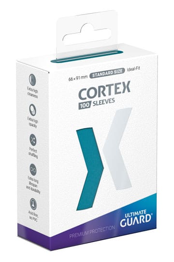 Ultimate Guard Cortex Sleeves Standard Size Petrol (100)