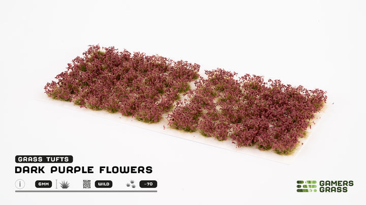 Dark Purple Flowers - Gamers Grass