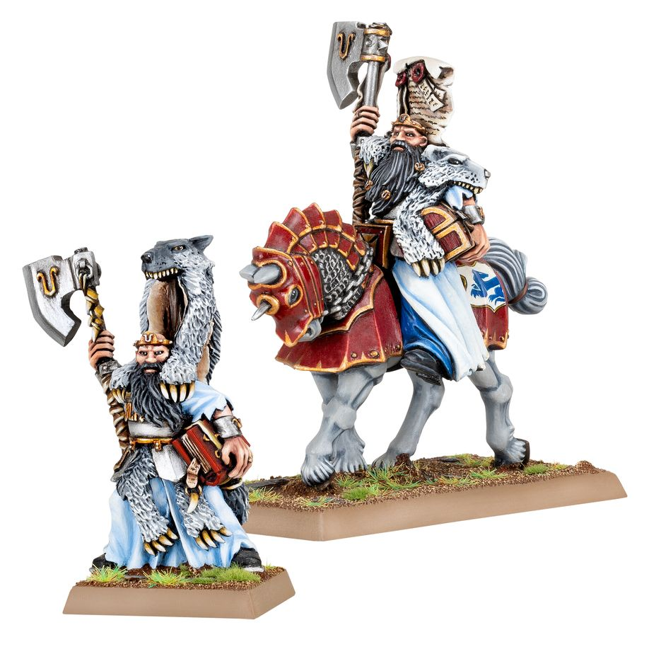 THE OLD WORLD: EMPIRE OF MAN WARRIOR PRIESTS OF ULRIC ON FOOT & MOUNTED (D)