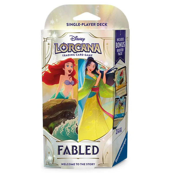 Disney Lorcana: Fabled Set 9 Starter Deck - Ariel & Mulan