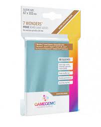 Gamegenic PRIME 7 Wonders Sleeves 67 x 103 mm (80 ct.)