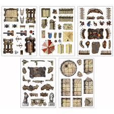 Battle Mats: Add-On Scenery Pack: War And Siege