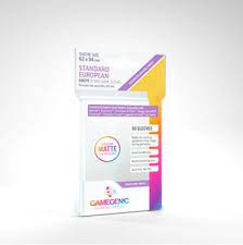 Gamegenic MATTE Standard European- Sized Sleeves 62 x 94 mm (50 ct.)