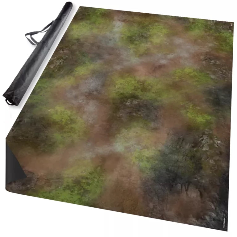 Terrain Crate: 44" x 60" Fantastic Fantasy Neoprene Battle Mat + Carry Bag