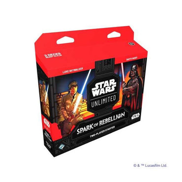 Star Wars: Unlimited Spark of Rebellion Two-Player Starter (Luke Vs Vader)
