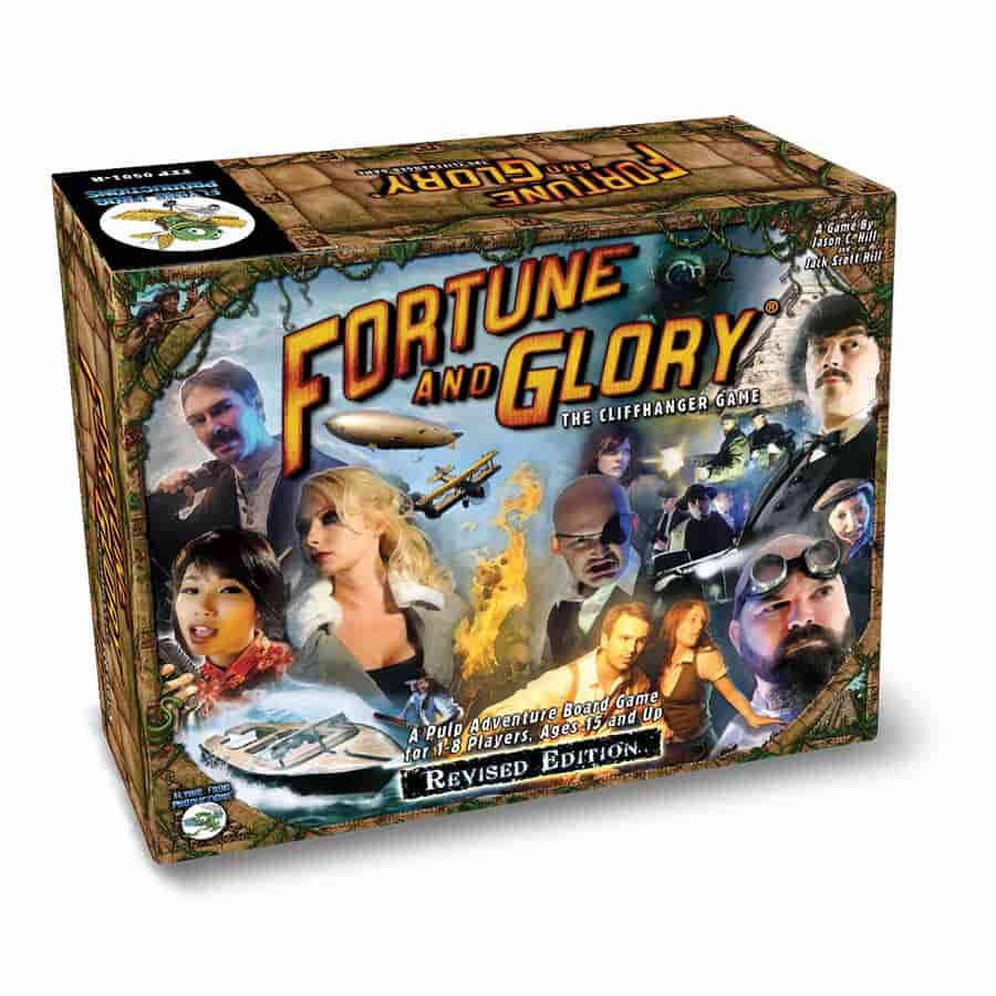 Fortune and Glory: The Cliffhanger Game Revised Edition Board Game