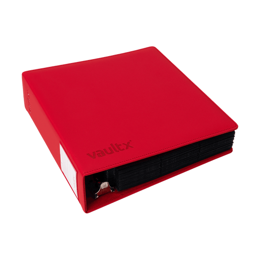Vault X Large Exo-Tec® Ring Binder Fire Red