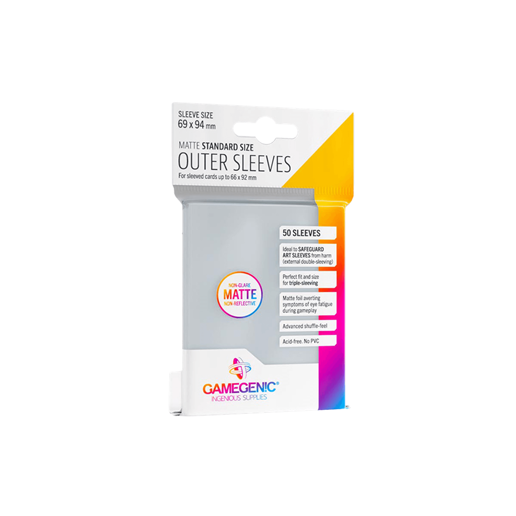 Gamegenic Outer Sleeves Matte Standard Size