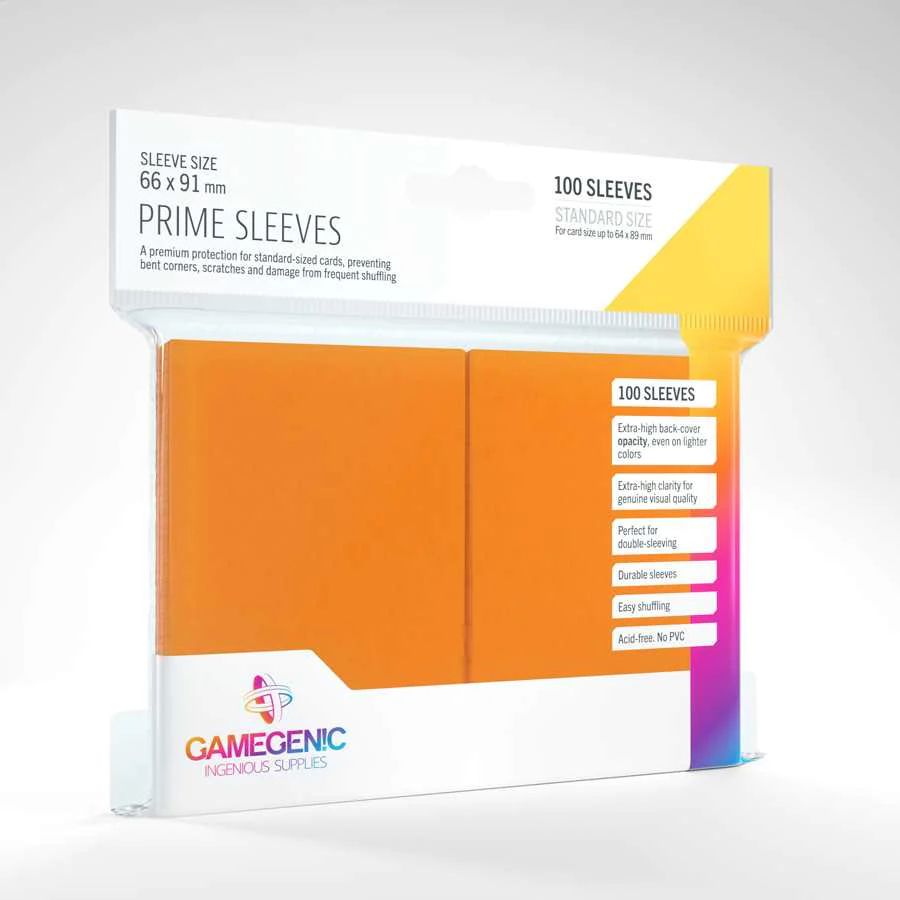 Gamegenic Prime Card Sleeves - Orange (100)