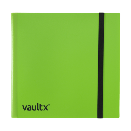 Vault X 12-Pocket Strap Binder Green