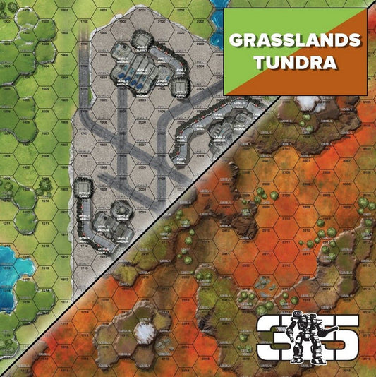 BattleTech Battle Mat: Grasslands / Tundra