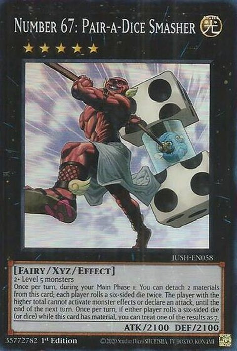 jush-en058-number67pairadicesmashersuperrare