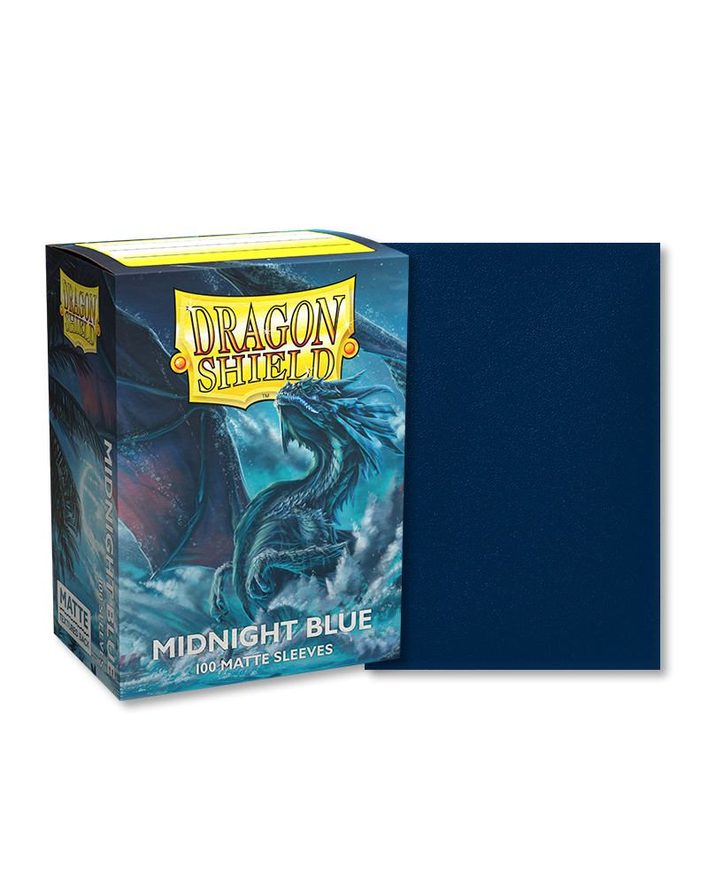 Dragon Shield Matte Midnight Blue Standard Sleeves (100)