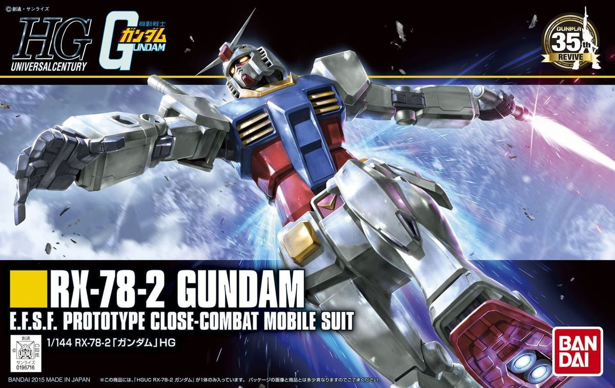 Bandai Spirits - HGUC 1/144 RX-78-2 Gundam