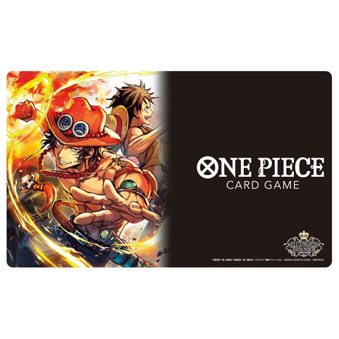 One Piece Card Game: Playmat and Storage Box Set - Portgas.D.Ace