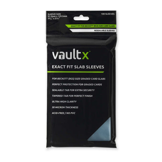Vault X Exact Fit Slab Sleeves BGS (100 Pack)