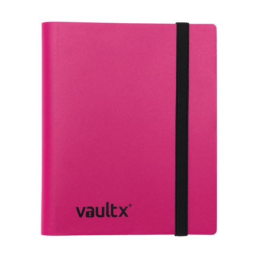 Vault X 4-Pocket Strap Binder Pink