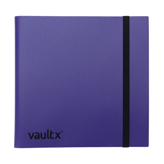 Vault X 12-Pocket Strap Binder Purple