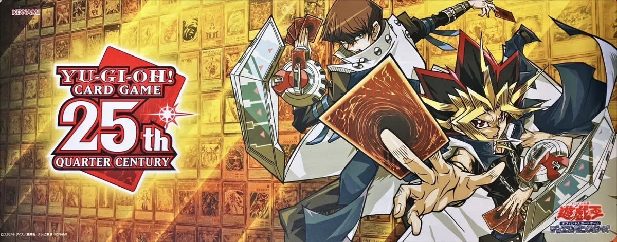 Yugi & Kaiba Quarter Century Game Mat