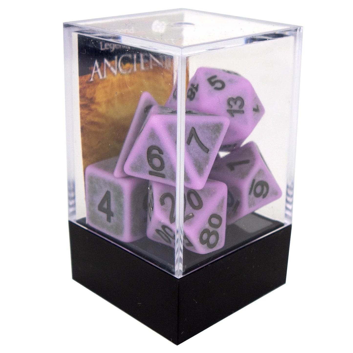 Legend Dice - Boxed Display - Poly Dice Set - Ancient - Swamp Fog