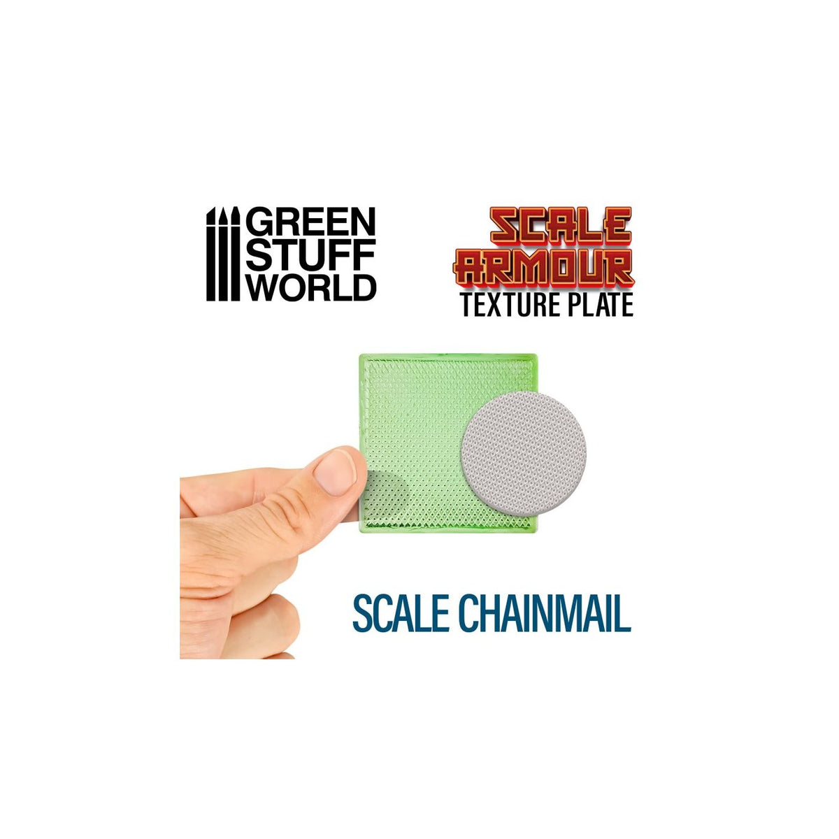 Green Stuff World: Texture Plate - Scale Chainmail
