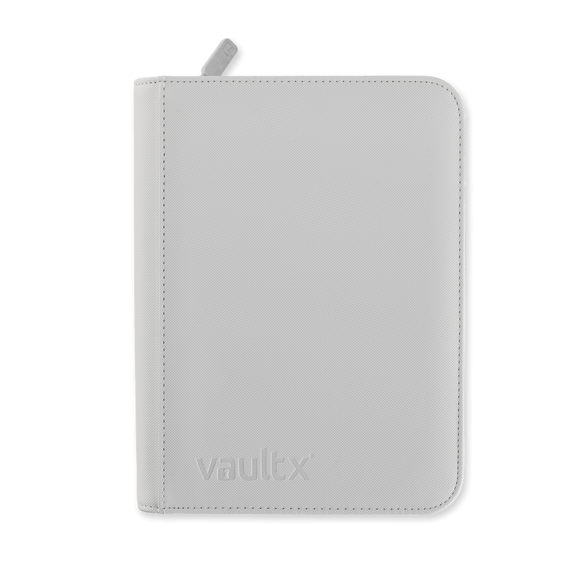 Vault X 4-Pocket Exo-Tec Zip Binder White Edition