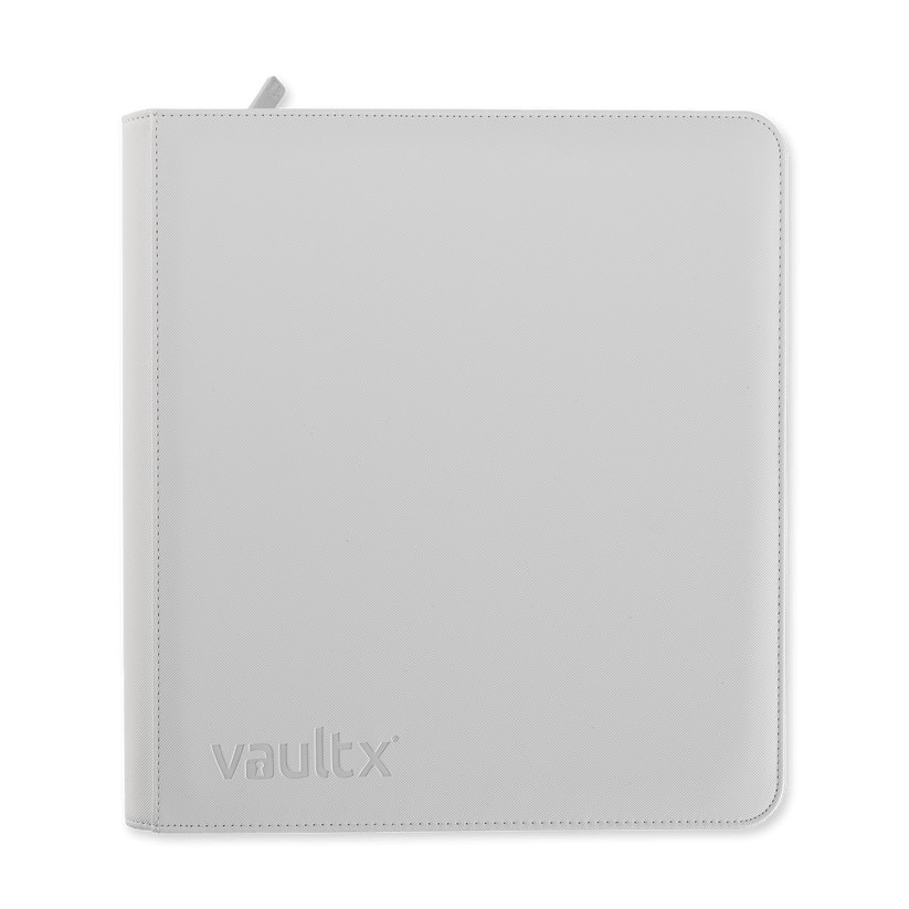 Vault X 12-Pocket Exo-Tec Zip Binder White Edition