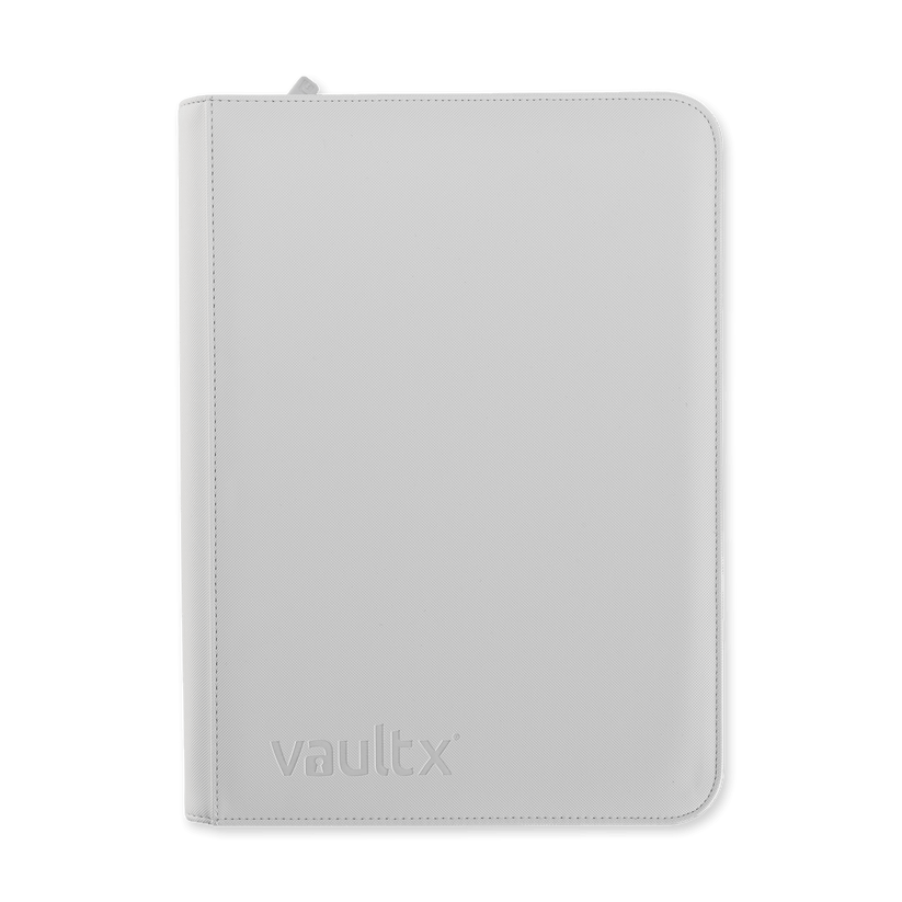 Vault X 9-Pocket Exo-Tec Zip Binder White Edition