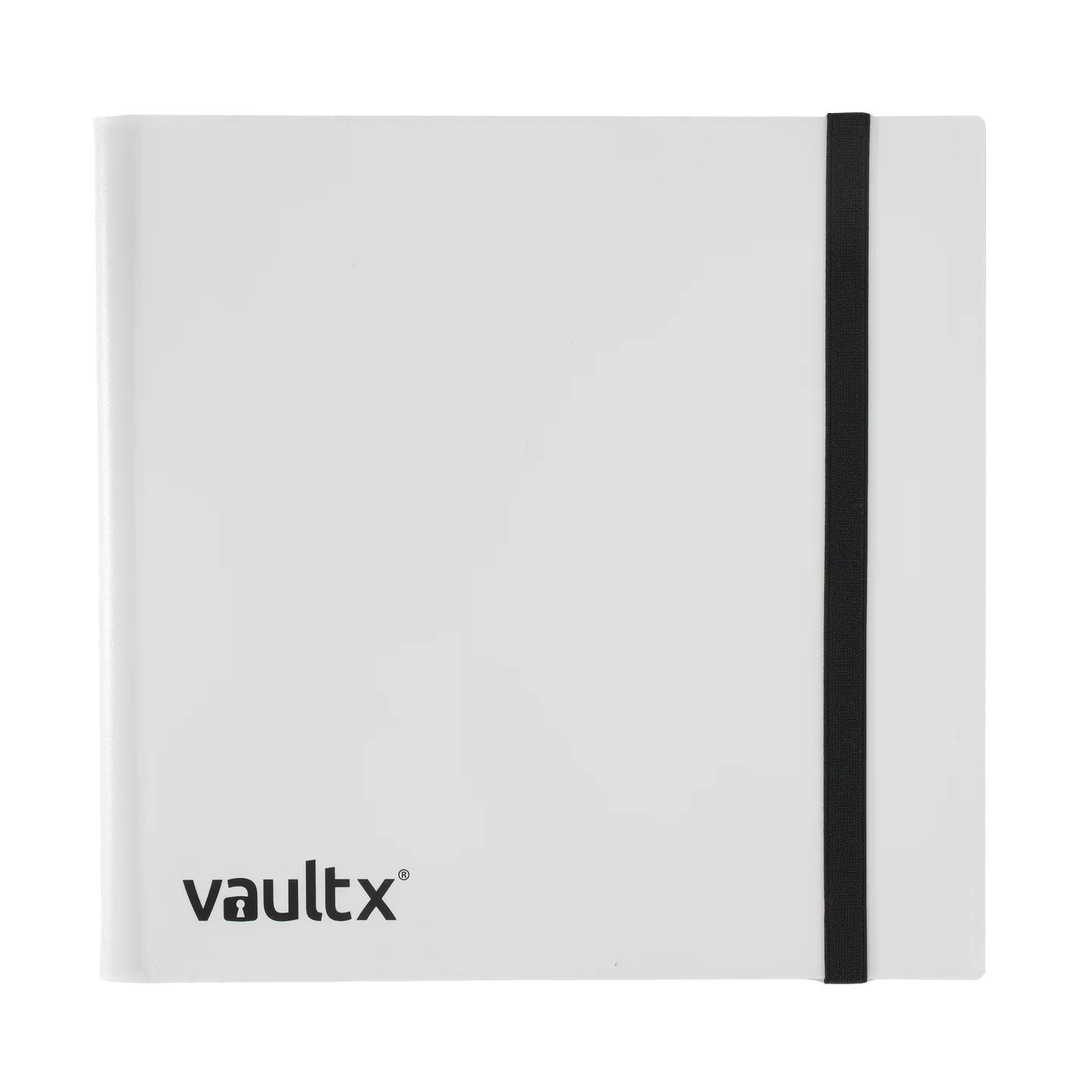 Vault X 12-Pocket Strap Binder White