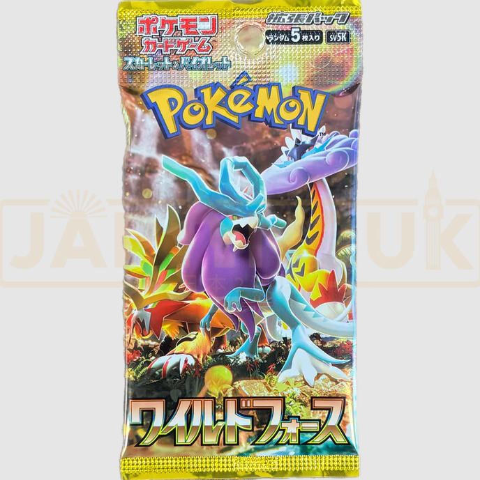 Japanese Pokemon TCG Scarlet Violet Wild Force SVWF Booster Pack