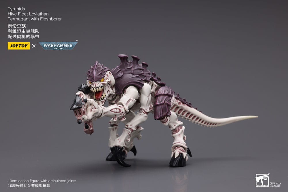 JOYTOY Warhammer 40k Action Figure 1/18 Tyranids Hive Fleet Leviathan Termagant with Fleshborer 12 cm