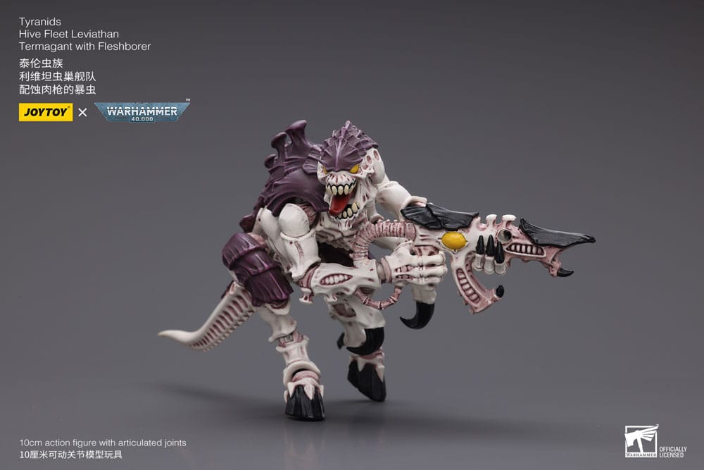 JOYTOY Warhammer 40k Action Figure 1/18 Tyranids Hive Fleet Leviathan Termagant with Fleshborer 12 cm