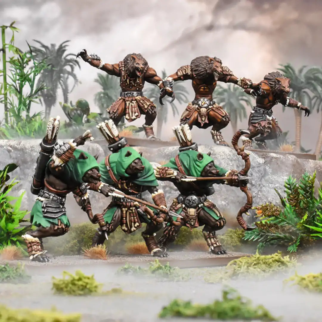 Kings of War : Xirkaali Plainstalker / Wildfangs Regiment