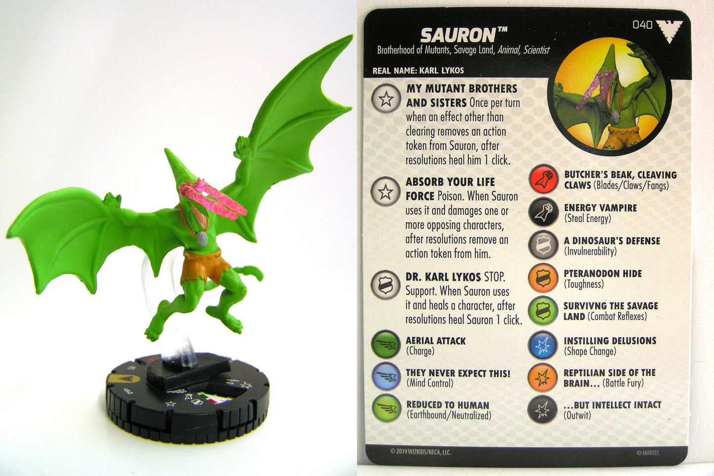 Heroclix - Marvel Animated X-Men Dark Phoenix Saga - SAURON #040