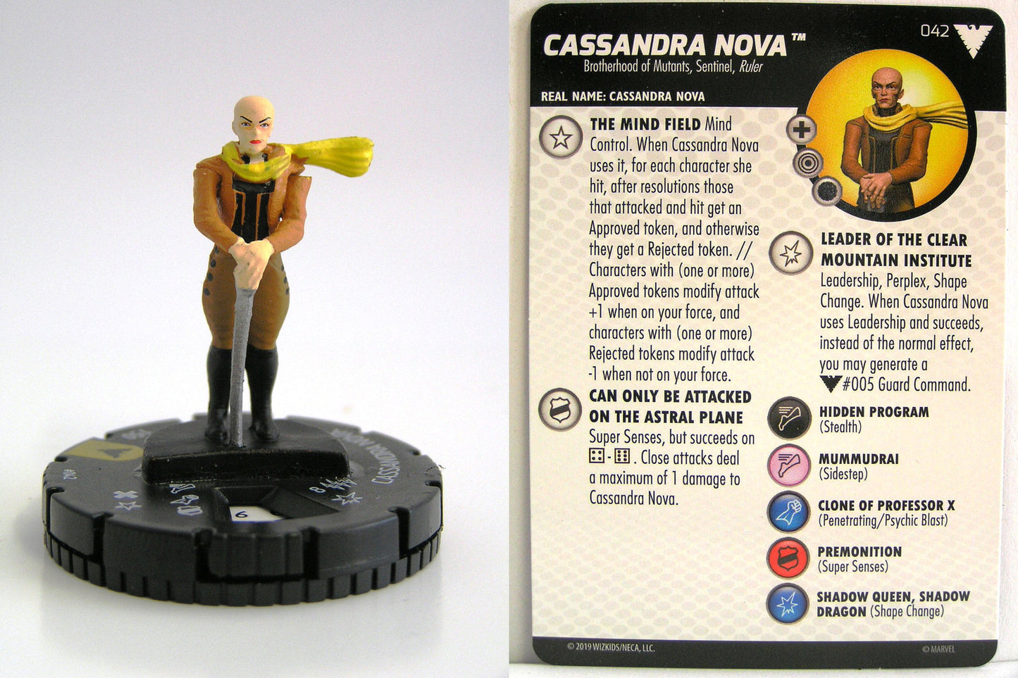 Heroclix - Marvel Animated X-Men Dark Phoenix Saga - CASSANDRA NOVA #042