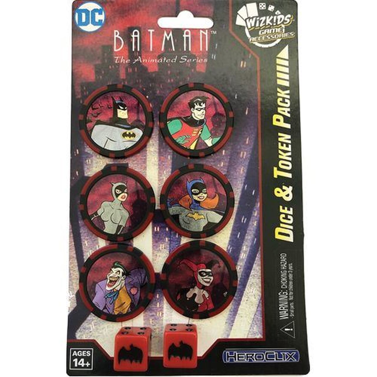 Heroclix DC Comics Batman The Animated Series Dice and Token Pack