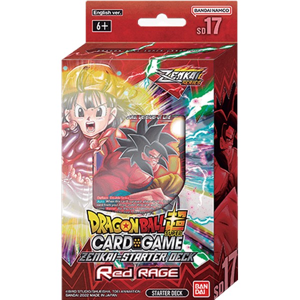 Dragon Ball Super CG: Z-Leader Series Starter Deck - Red Rage (SD17)