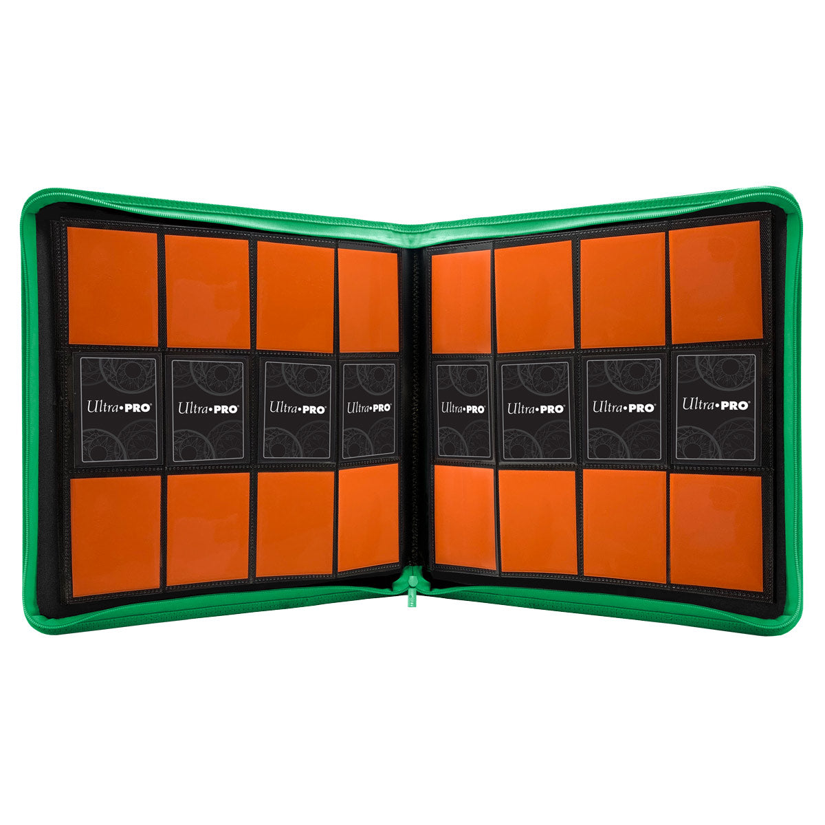 12-Pocket Zippered PRO-Binder - Green