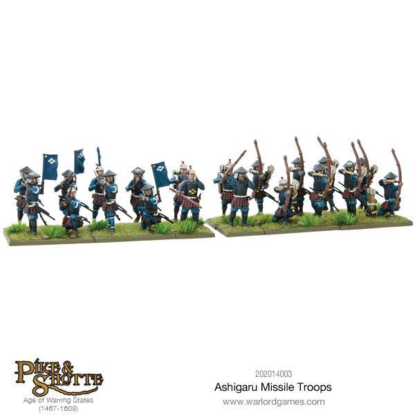 Pike & Shotte Ashigaru Missile Troops