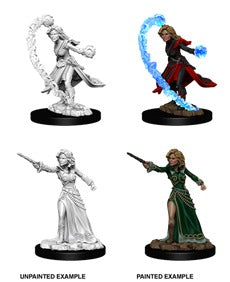 D&D Deep Cuts Pathfinder Battles Female Human Wizard