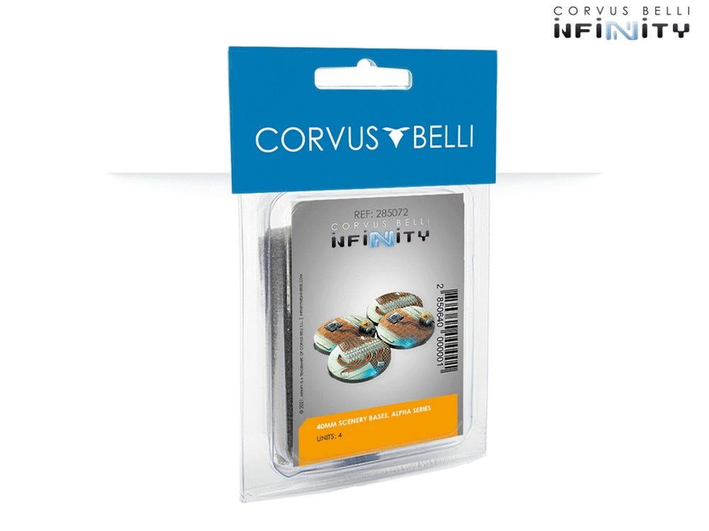Alpha Series 40mm Scenery bases Infinity Corvus Belli