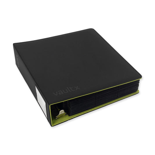 Vault X Large Exo-Tec® Ring Binder Black / Electric Green
