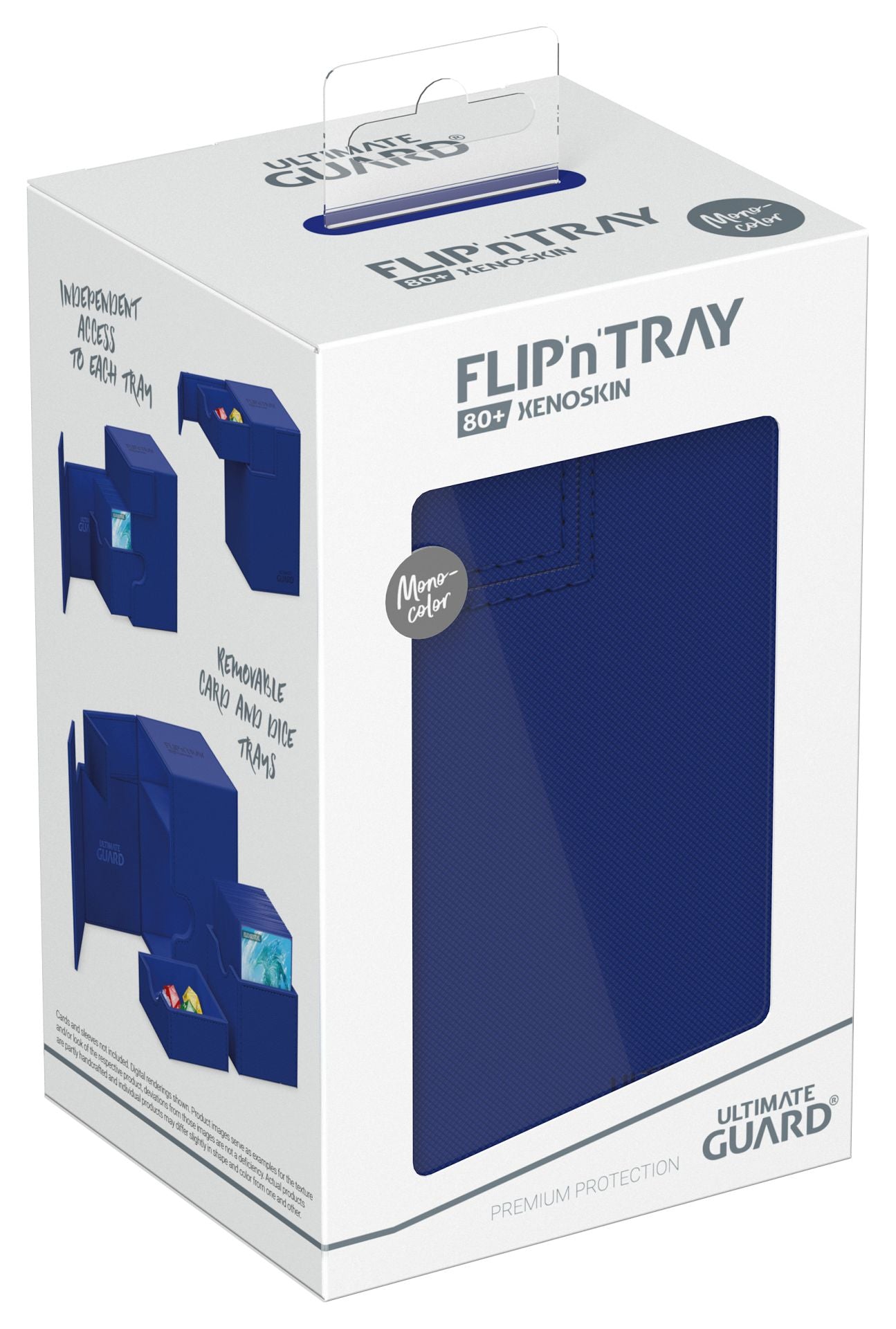 Ultimate Guard Flip`n`Tray 80+ XenoSkin Monocolor Blue