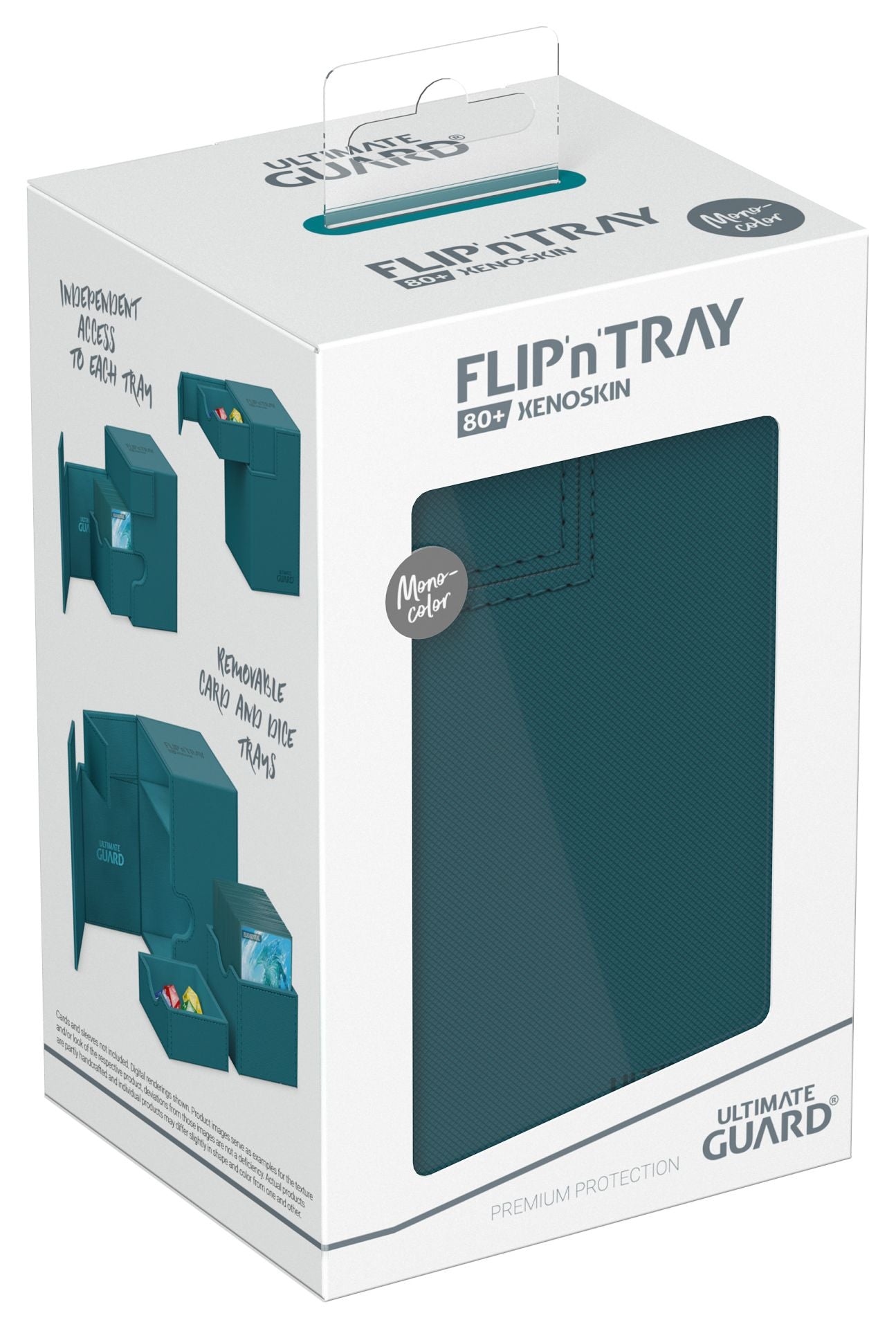 Ultimate Guard Flip`n`Tray 80+ XenoSkin Monocolor Petrol