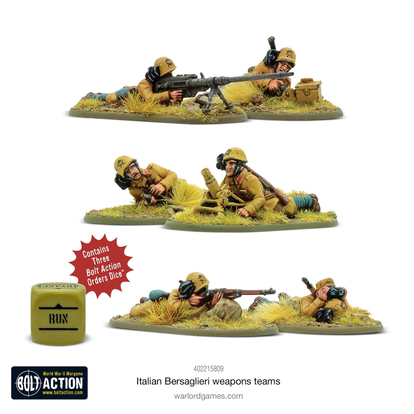 Bolt Action - Italian Bersaglieri Weapons Teams