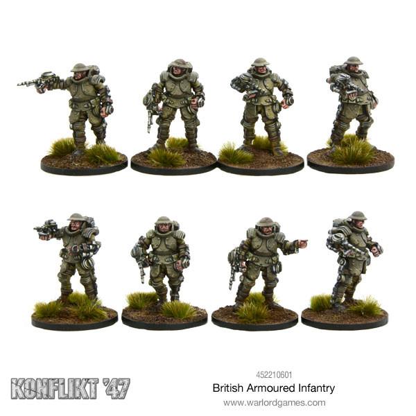 Konflikt 47 British Armoured Infantry Section